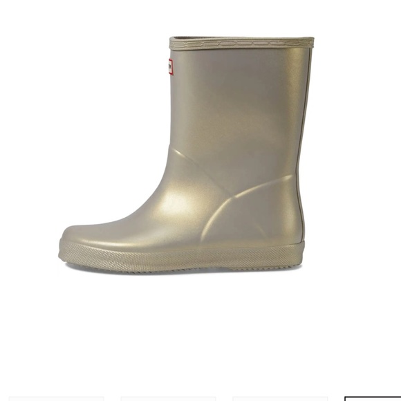 Hunter Kid’s Unisex Original First Nebula Rain Boots - Pale Gold - Picture 8 of 12